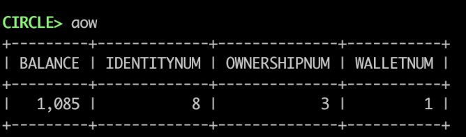 list wallet assets